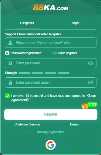 88ka registration